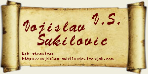 Vojislav Šukilović vizit kartica
